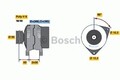 BOSCH 0 986 041 330 Lichtmaschine Generator LiMa 100A 14V für OPEL VECTRA B (36)