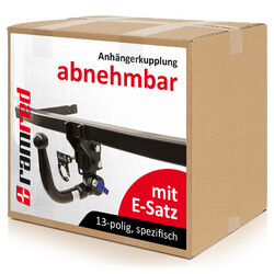 Für Golf VI Variant (Kombi) 09-ANHÄNGERKUPPLUNG abnehmbar + 13pol  E-Satz -ABE-