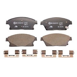 1x ORIGINAL® Ate 13.0470-7263.2 Bremsbelagsatz, Scheibenbremse Vorne, inkl.