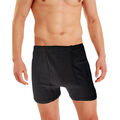 Herren Retroshorts 6er Pack Unterhose mit Bein Slip Baumwolle Schwarz Grau Blau