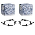 2X VEMO ABS-SENSOR RADDREHZAL HINTEN passend für OPEL ASTRA 