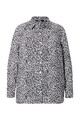 Angel of Style Damen große Größen Bluse oversized Musselin Leo Druck 839216