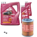 MAHLE Ölfilter 6 L MANNOL Legend+Ester 0W-40 für Opel Zafira A 1.8 16V 2.0 DTi