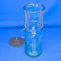 VIDRIOS SAN MIGUEL große grüne Bambus Vase * Handarbeit recyceltes spanisches Kunstglas