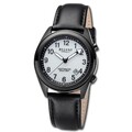 Regent Herren Armbanduhr Analog Lederarmband schwarz URBA773
