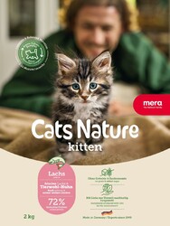 Mera Cat Nature Kitten Lachs | 2kg Kittenfutter trocken