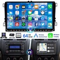 Android 15 Autoradio Carplay GPS für VW GOLF 5 6 Plus Polo Passat Touran AI KAM+