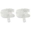  Set of 2 Hund Regenmantel Transparenter Hundeponcho Eva Haustier Regenanzug