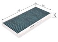 BOSCH Innenraumfilter FILTER+ 0 986 628 516 Aktivkohlefilter für FORD DAW DBW 1