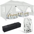 Pavillon 3x3/6 m Faltpavillon WASSERDICHT stabil Winterfest Partyzelt Gartenzelt