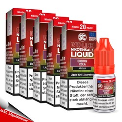 10x 10ml SC RED LINE OVERDOSED Liquid Nikotinsalz Probierbox Nic Salt E-LiquidNEUE SORTEN