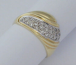 DAMENRING MIT 25 BRILLANTEN 0,25ct GOLD VK EUR 1998,-