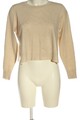 ONLY Rundhalspullover Damen Gr. DE 36 creme Casual-Look