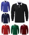  Herren Premium Baumwolle Rugby Shirt Größe XS bis 3XL - ARBEIT FREIZEIT SPORT & FREIZEIT