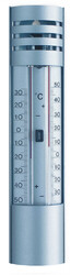 TFA 10.2007 Gartenthermometer analog Temperatur Außenthermometer Aluminium 