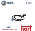 522 955 ABS SENSOR DREHZAHLFÜHLER HINTEN HART 2PCS NEU OE QUALITÄT