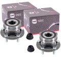 2x A.B.S. RADLAGER-SATZ mit ABS-RING VORNE passend für LEXUS CT TOYOTA PRIUS