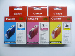 3 x Original Canon BCI-3eC BCI-3eM BCI-3eY BCI-3C BCI-3M BCI-Y Set MultiPack