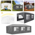 Partyzelt Zelt Pavillon Wasserdicht Bierzelt Festzelt Gartenzelt Anthrazit/Weiß
