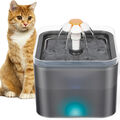 2L Haustier Trinkbrunnen Katzen Hunde Wasserspender Automatisch Mit LED Licht