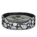 Hundebett mit Kissen Hundekissen Hundesofa Katzenbett Tierbett Hundekorb Premium