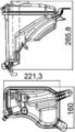 MAHLE (CRT 207 000S) Ausgleichsbehälter Kühlmittel für BMW