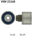 Original SKF Umlenk-/Führungsrolle Zahnriemen VKM 21148 für Audi Seat Skoda VW