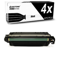 4x Eurotone Toner BLACK für HP LaserJet Enterprise 500 color M-551-n