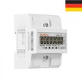 Stromzähler Drehstromzähler DIN Hutschiene AC 100A LCD 3-Phasen Kalibriert 230V