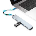 1 stück 8 in 1 Typ-C bis RJ45 HUB-Adapter USB3.0 PD