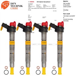 4x Injektor Einspritzdüse BOSCH 03L130277 VW AUDI SEAT SKODA 2,0 TDI 0445116030