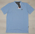HAJO stay fresh Poloshirt Polo Kurzarm Polohemd Knopfleiste hellblau M/50