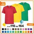 Fruit of the Loom FOL Valueweight T Shirt Kids Kinder T-Shirt  Gr. 92 bis  164