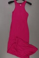 ✅ BOOHOO Maxikleid Slim Kleid für Damen Gr. 38, M Träger pink aus Viskose ✅