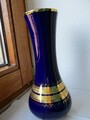 Porzellan-Vase von **Royal Bavaria KPM Germany, Echt Cobalt, Handarbeit** 