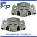 2 Bremssattel vorne Audi A4 8EC B7 A4 Avant 8ED B7 320x30 mm links rechts