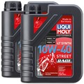 2x Liqui Moly 20753 Motorbike 4T Synth 10W-40 Street Race Motorrad Motoröl 1L