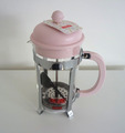 NEU Bodum Caffettiera 8 Tassen Kaffeemaschine 1,0 l - erdbeerrosa französische Presse