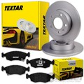 TEXTAR BREMSSCHEIBEN 257mm + BELÄGE VORNE passend für FIAT PANDA 312 319