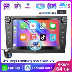 DAB+ AI Android15 Autoradio GPS BT 4+64G Für Opel Astra H Meriva Corsa C/D + KAM