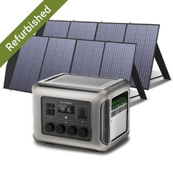 ALLPOWERS Solargenerator 2500W Tragbare Powerstation mit solarpanel 100W 200W