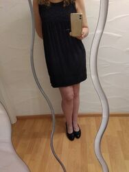 SOMMERKLEID von Zero PARTYKLEID ABENDKLEID COCKTAILKLEID SCHWARZ GR. 40