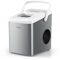 Arendo Eiswürfelmaschine 120 W - 2 Liter - Edelstahl - Eiswürfelbehälter 1,5 L