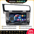 8-Kern Android 13 Autoradio GPS DAB+Wifi Navi OBD2 CarPlay Canbus Für VW Golf 7