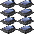 Solarleuchten 25LEDs/40LEDs Dachrinnenleuchte Lichtsensor Regenrinne Zaunleuchte