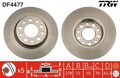 2x TRW Bremsscheibe DF4477 für ALFA ROMEO JEEP FIAT