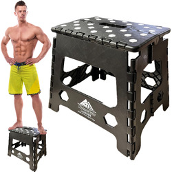 Großer 150 kg klappbarer Stufenhocker Mehrzweck strapazierfähig Zuhause Küche faltbar UK