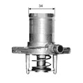 ORIGINAL® Gates Thermostat, Kühlmittel für Renault TWINGO I CLIO II KANGOO