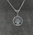 Lebensbaum Silberkette Silber Kette Halskette mit Anhänger Geburtstagsgeschenk