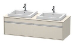 Duravit Ketho Waschtischunterbau wandhängend für Einbauwaschtisch rechts 2...